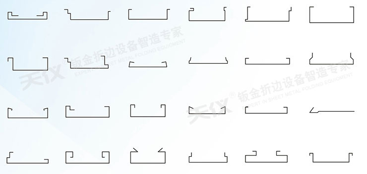 鈑金折邊成形常用案例示意圖